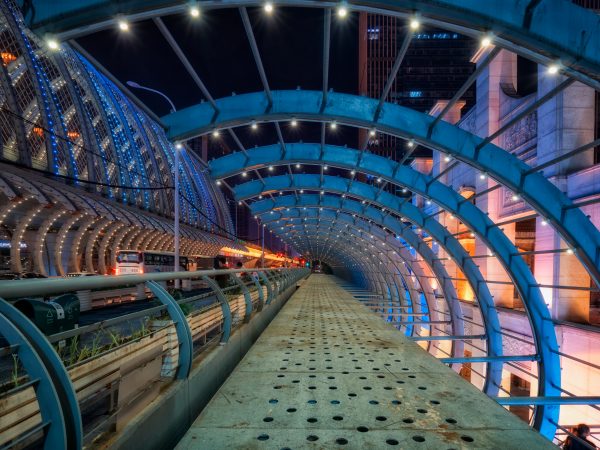 人行通道建筑鋼架構件檢測